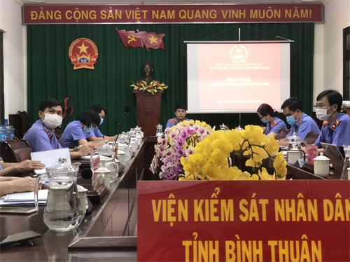 Viện kiểm sát nhân dân tỉnh Bình Thuận sơ kết công tác Quý III năm 2021