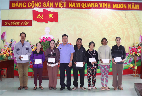 Viện KSND tỉnh Bình Thuận chủ trì hoạt động kết nghĩa tại xã Hàm Cần, huyện Hàm Thuận Nam năm 2025